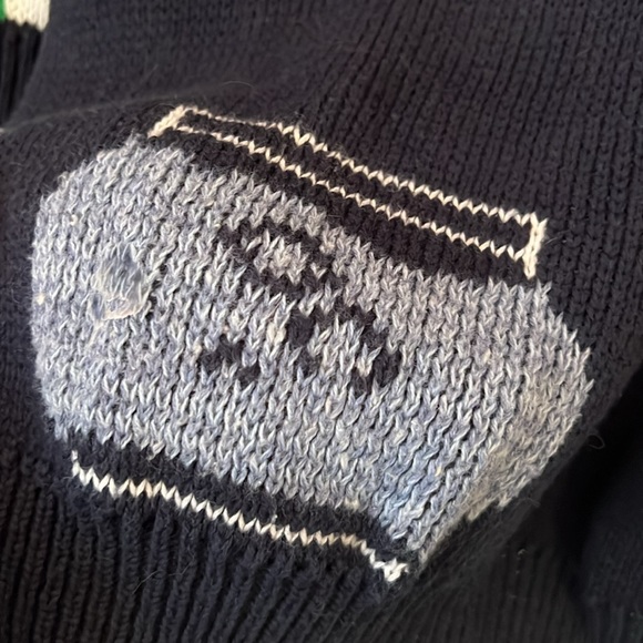 Vintage Faith Mountain “I Love Cats” Cardigan Sweater - Large - Picture 9 of 10